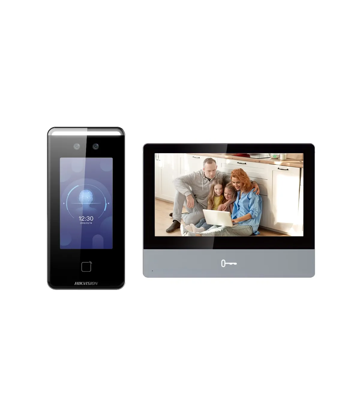 Hikvision DS-KIS901-P Video Intercom System in Qatar | Facial Recognition Bundle