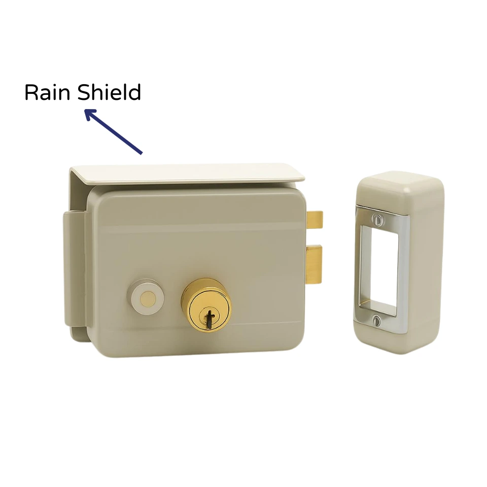 EL-RL200 Electric Rim Lock – Surface Mount Access Control Door Lock in Qatar